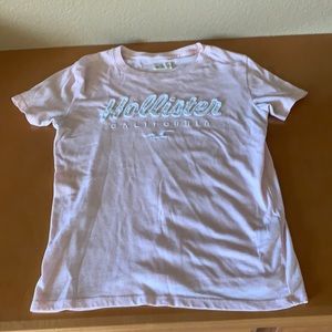 pink hollister t-shirt